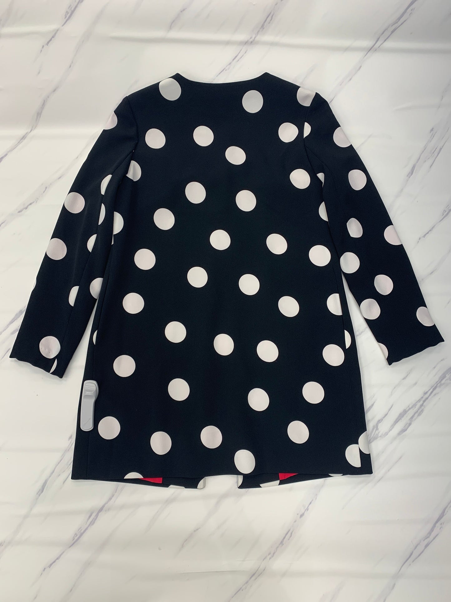 Blazer Designer By Karl Lagerfeld In Polkadot Pattern, Size: Xs