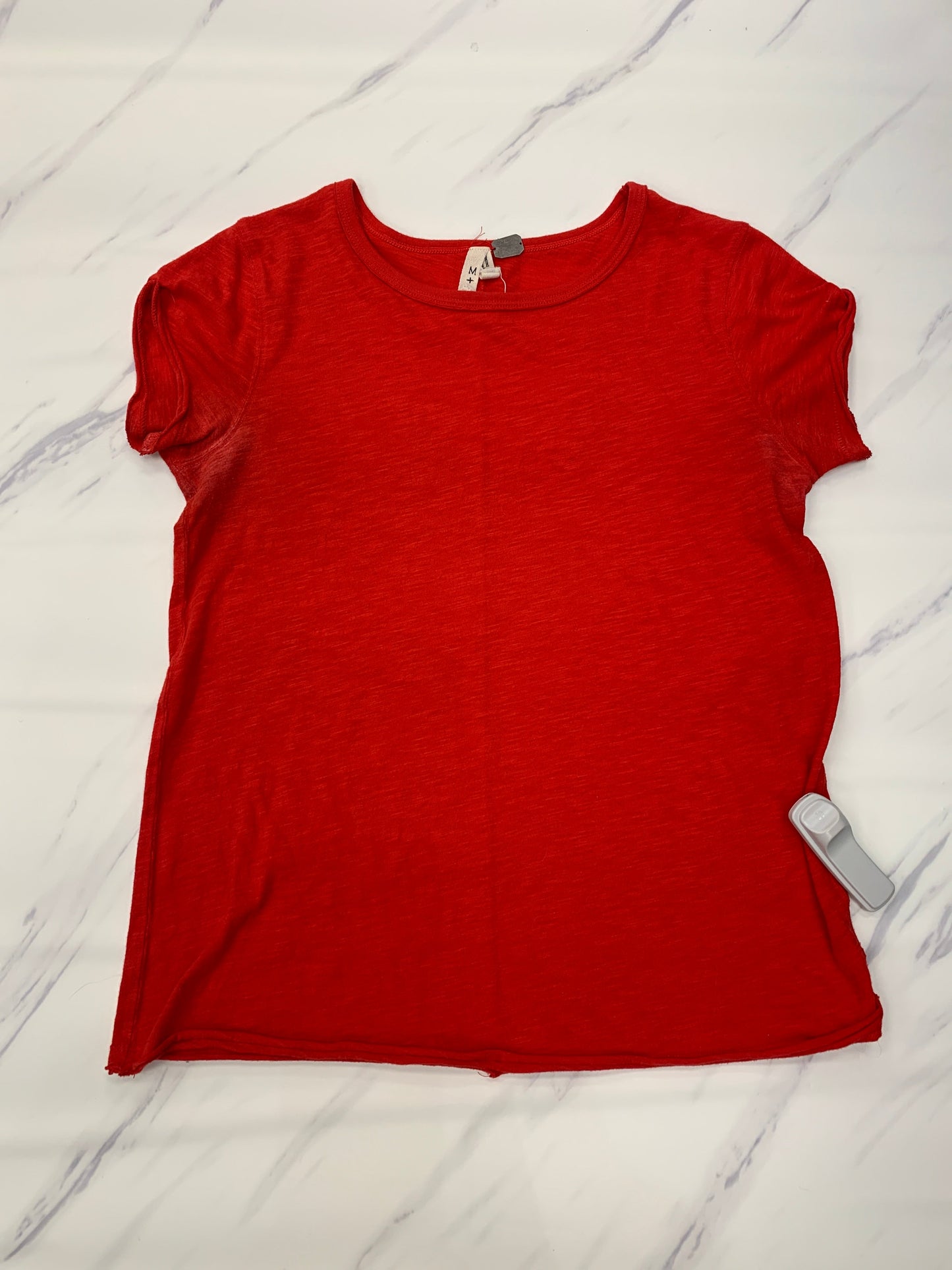 Top Short Sleeve By Free People In Red, Size: M