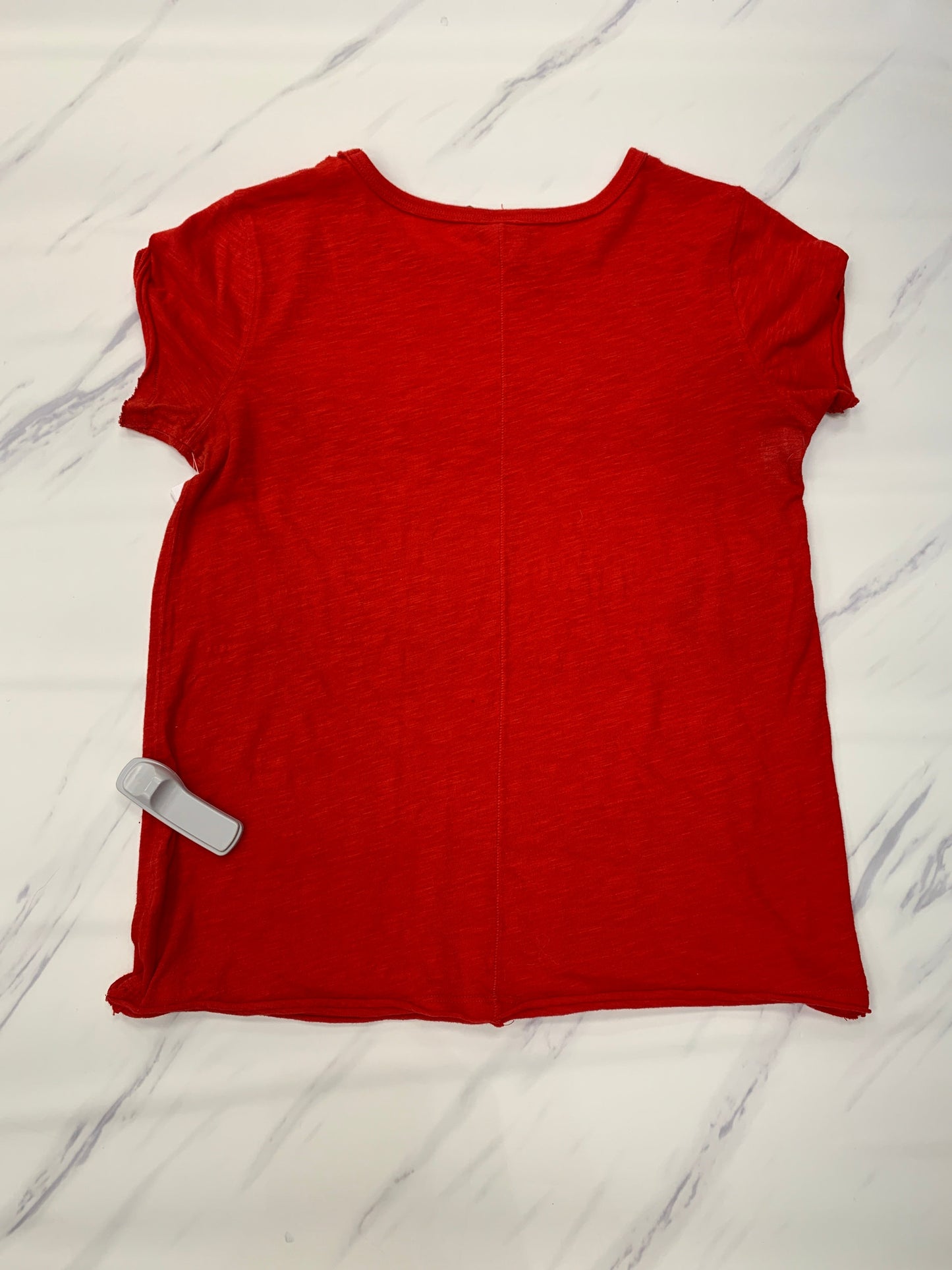 Top Short Sleeve By Free People In Red, Size: M