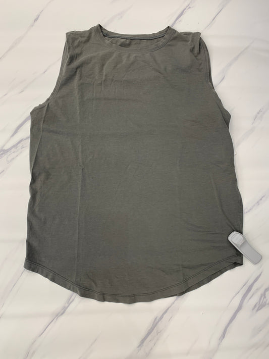 Athletic Tank Top By Lululemon In Green, Size: 4