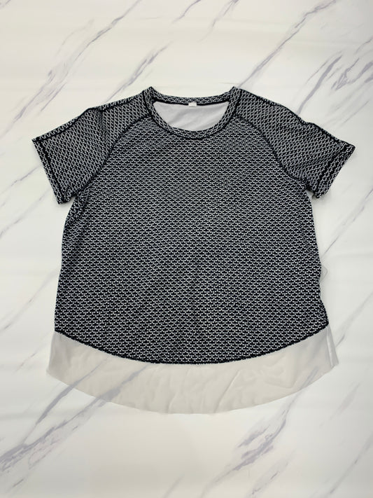 Athletic Top Short Sleeve By Lululemon, Size: S