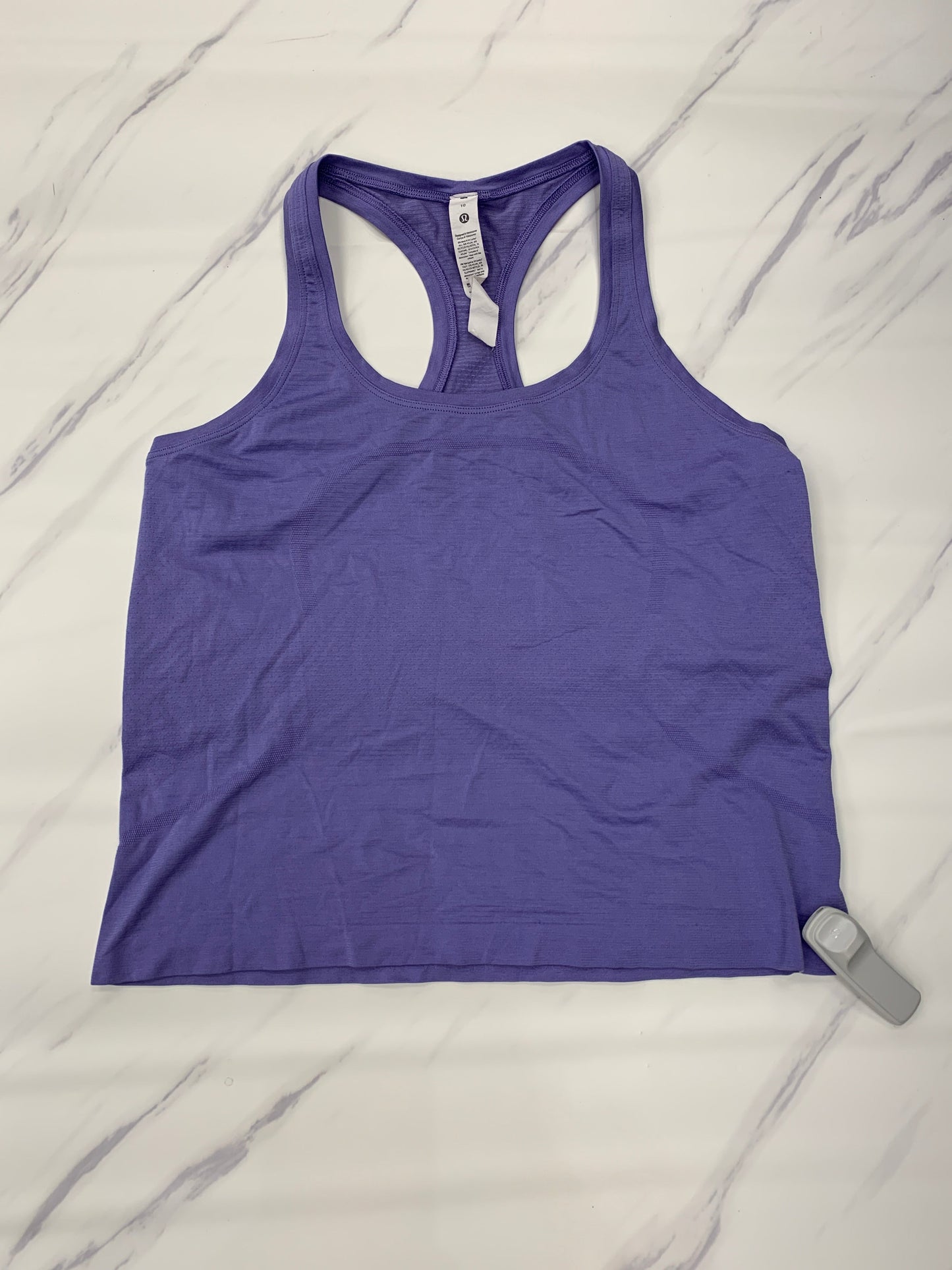 Athletic Tank Top By Lululemon In Purple, Size: 10