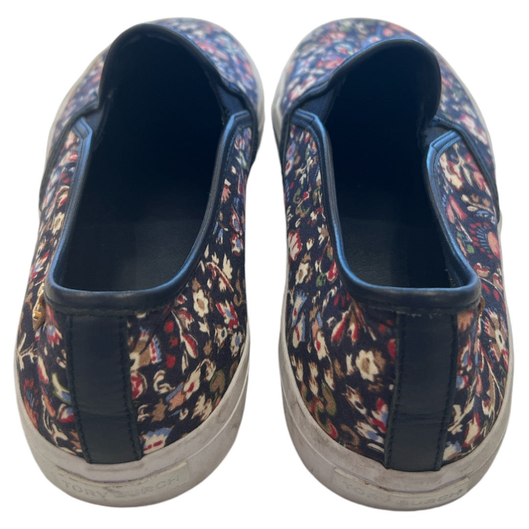 Shoes Designer By Tory Burch In Floral Print, Size: 8.5