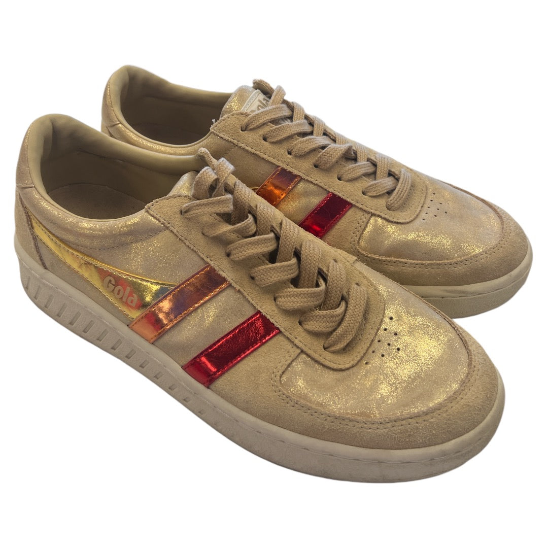 Shoes Sneakers By Gola In Gold, Size: 10