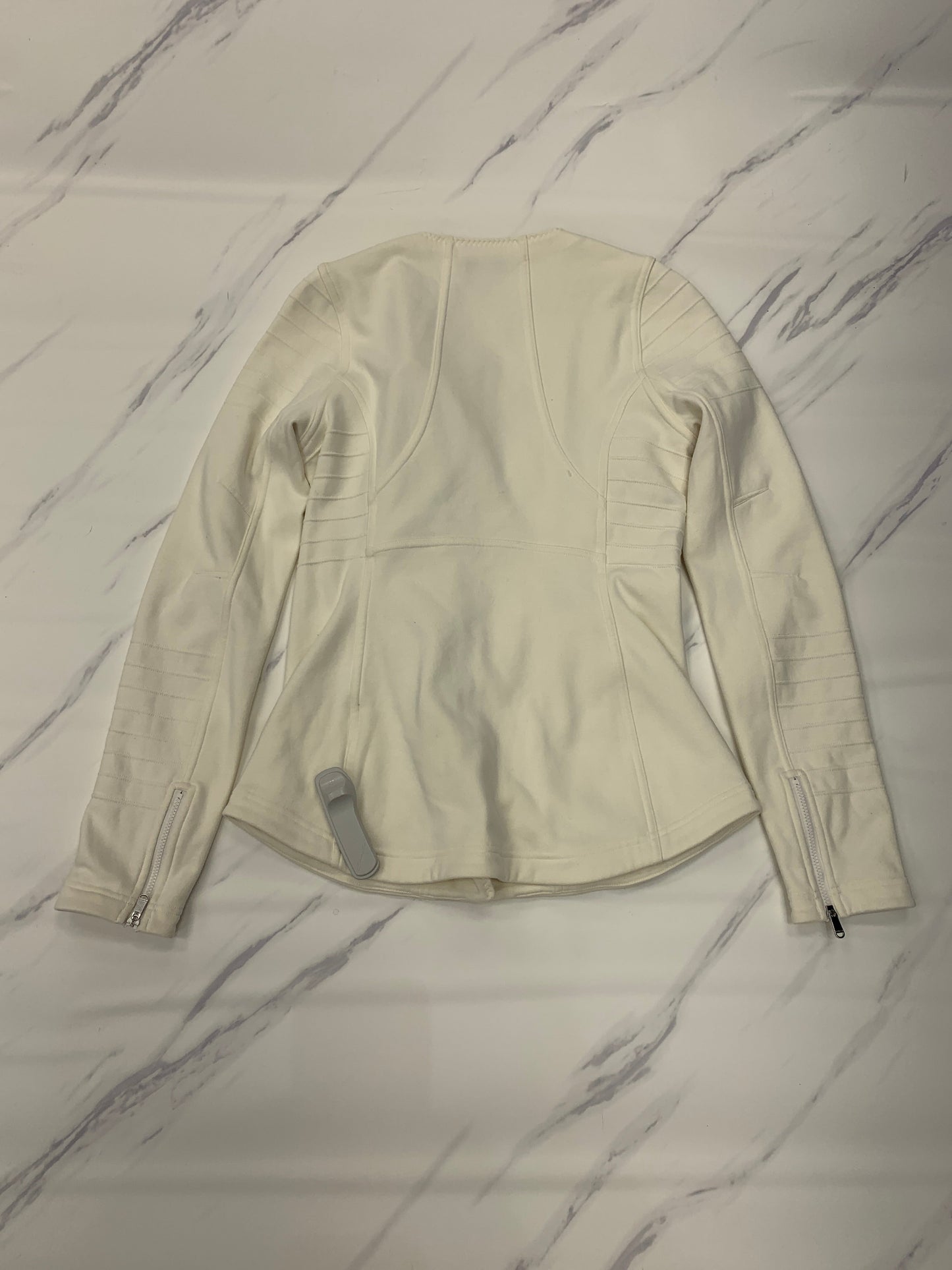 Athletic Jacket By Athleta In White, Size: Xs