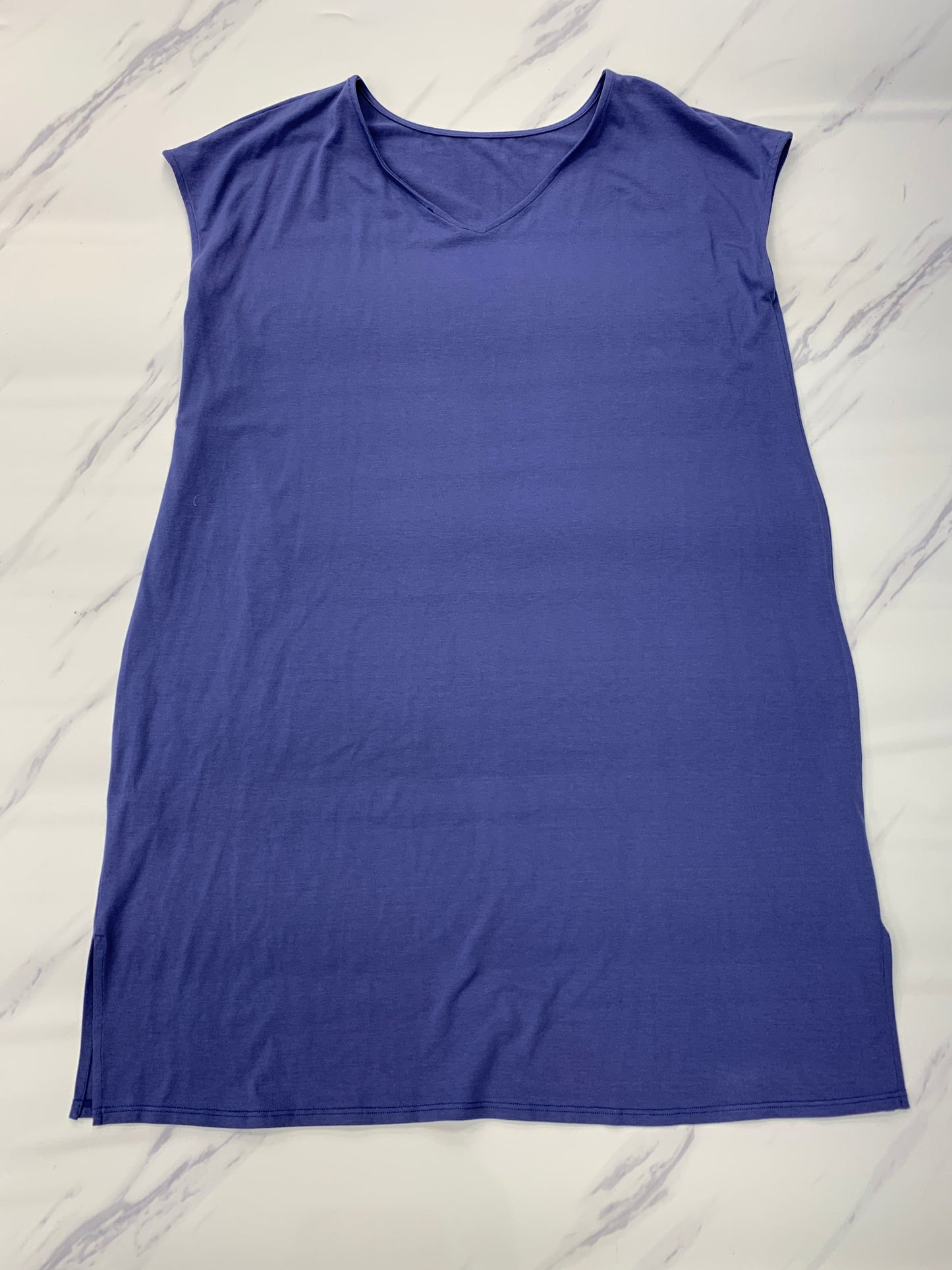 Dress Designer By Eileen Fisher In Blue, Size: L