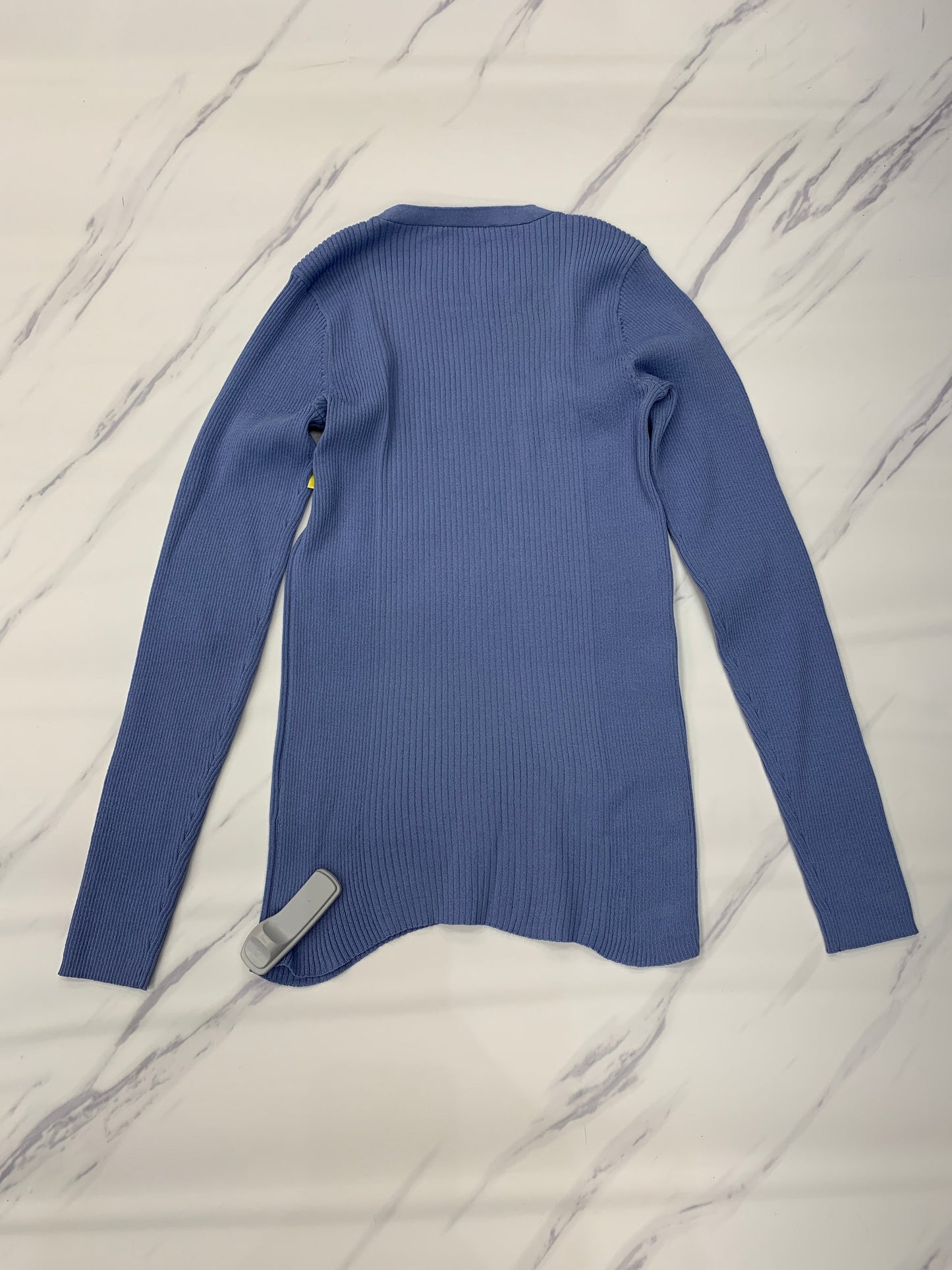 Top Long Sleeve Basic By Gianni Bini In Blue, Size: Xs