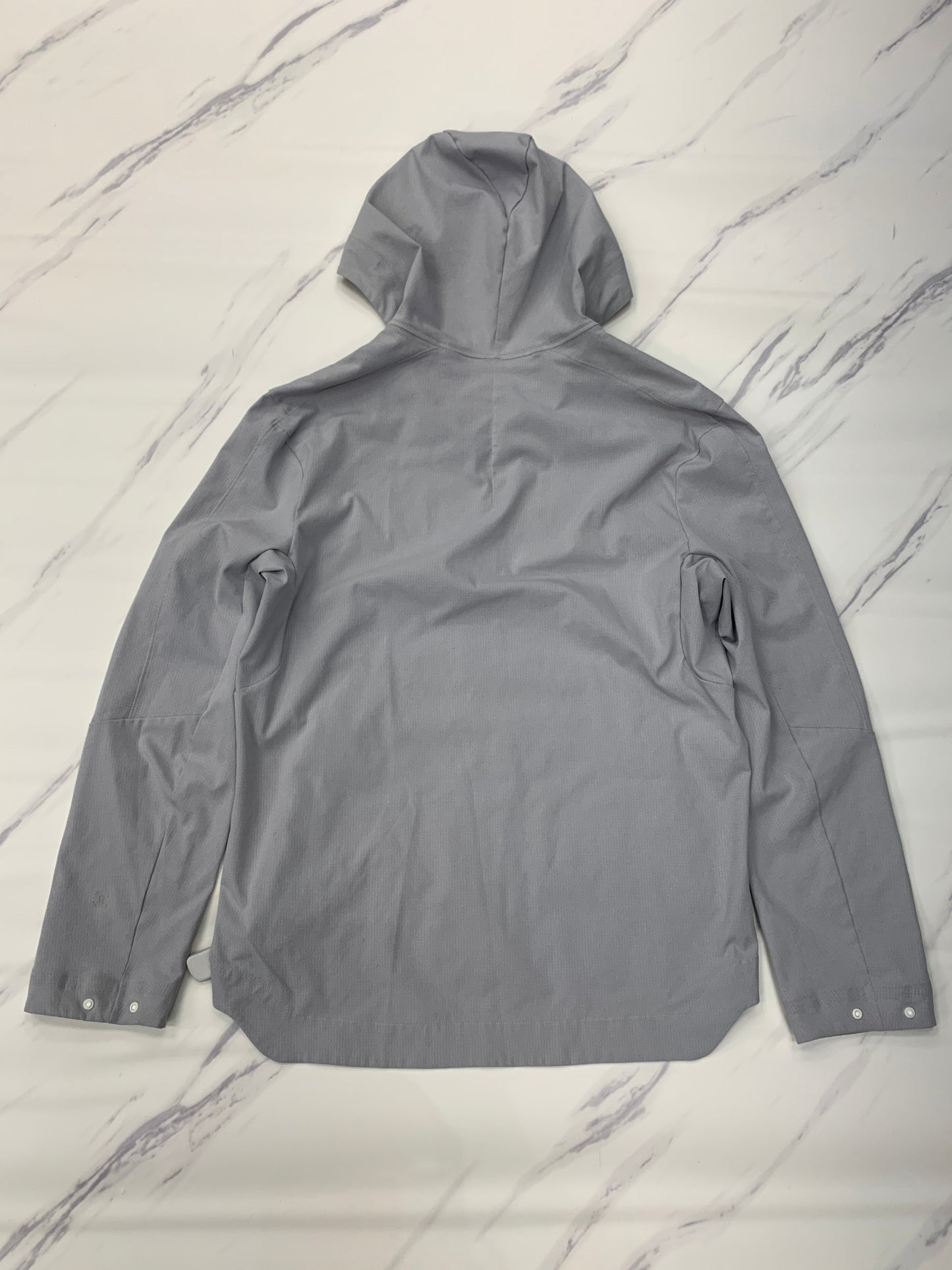 Athletic Jacket By Lululemon In Grey, Size: S