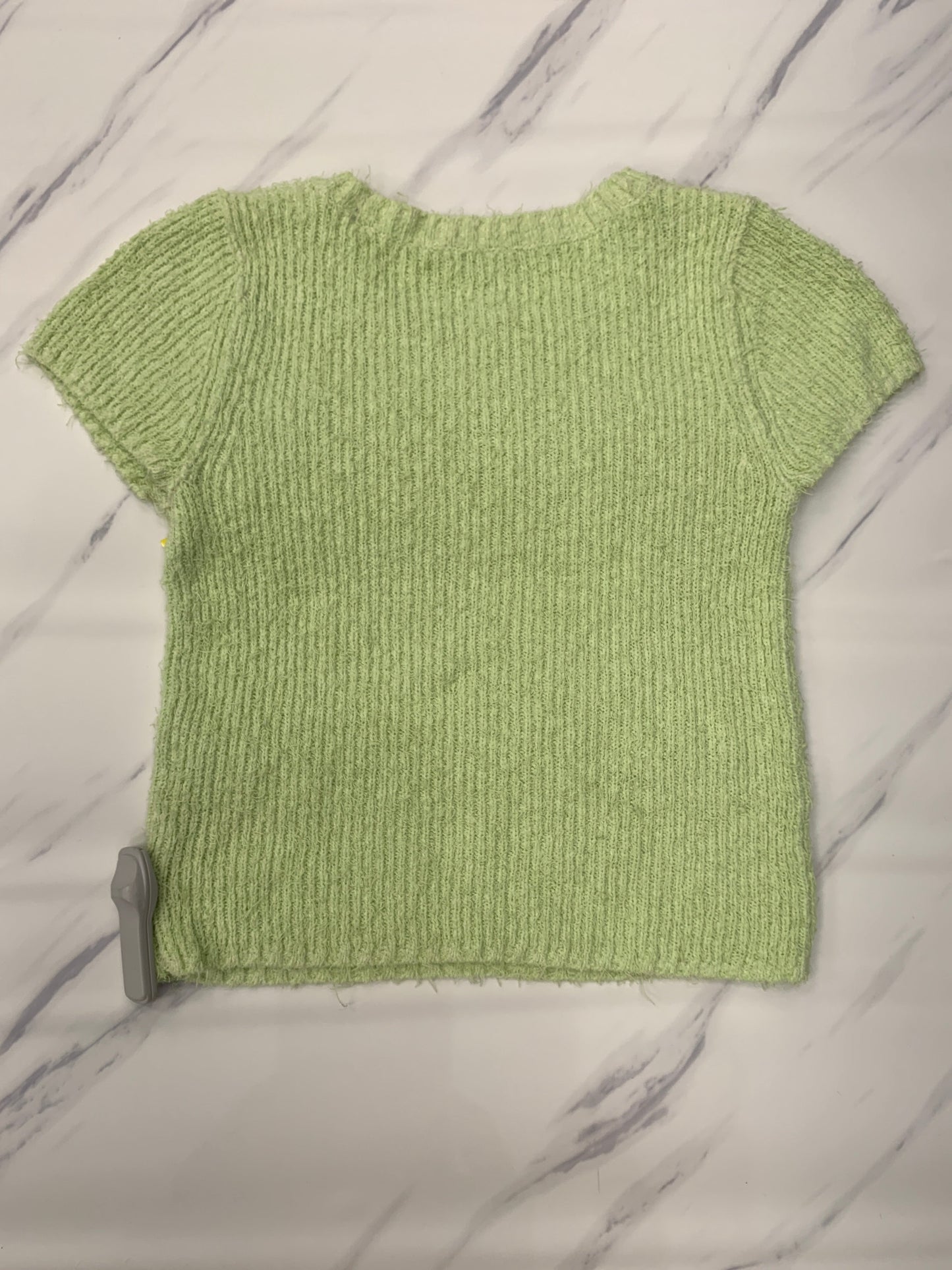 Sweater Short Sleeve By Pilcro In Green, Size: M