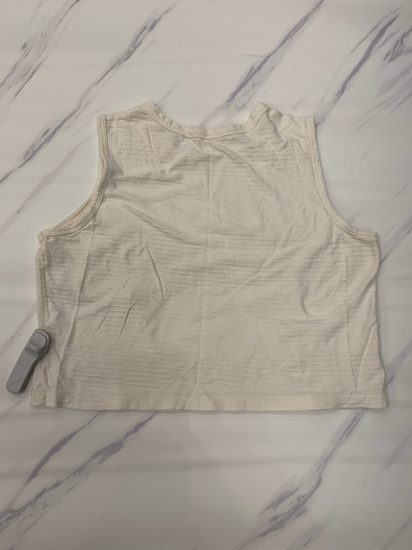 Top Sleeveless By Marine Layer In White, Size: M