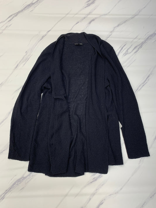 Sweater Cardigan By Eileen Fisher In Black, Size: L