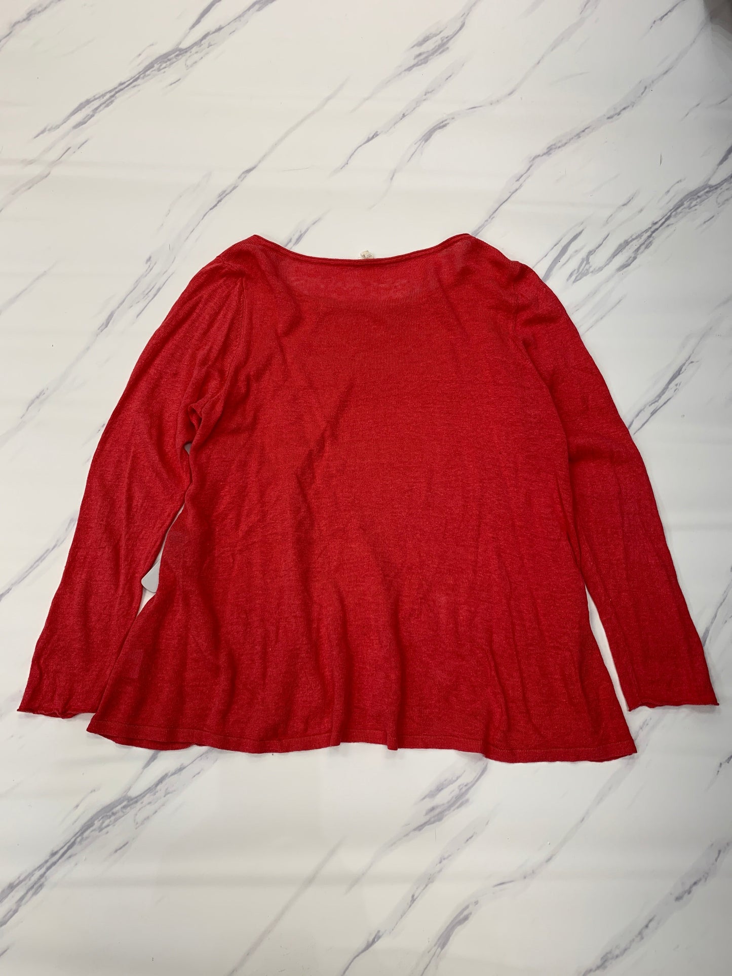 Sweater By Eileen Fisher In Red, Size: Xl