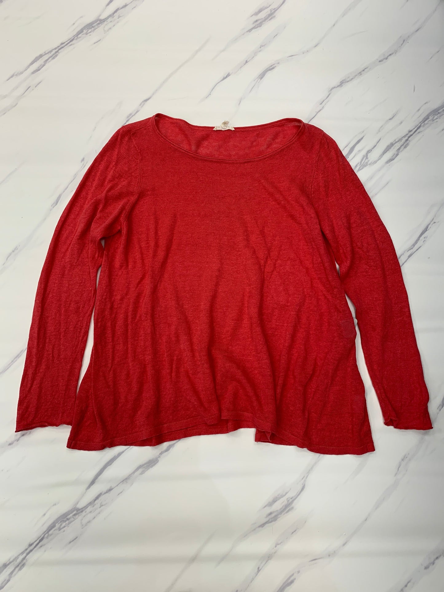 Sweater By Eileen Fisher In Red, Size: Xl