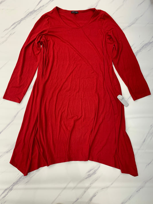 Dress Designer By Eileen Fisher In Red, Size: Xl