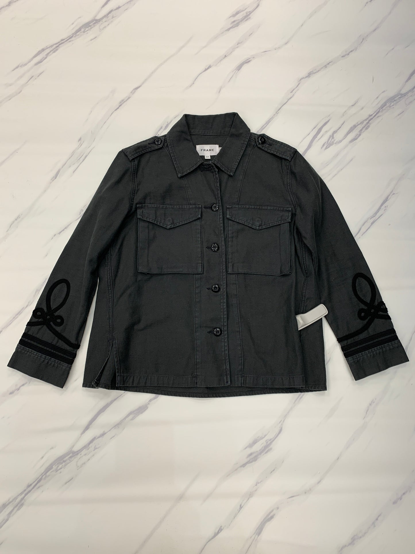 Jacket Shirt By Frame, Size: S