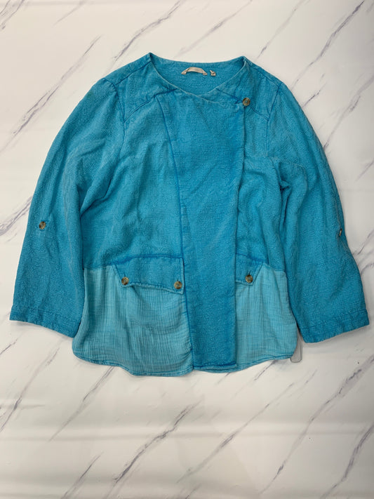 Jacket Other By Soft Surroundings In Blue, Size: 2x