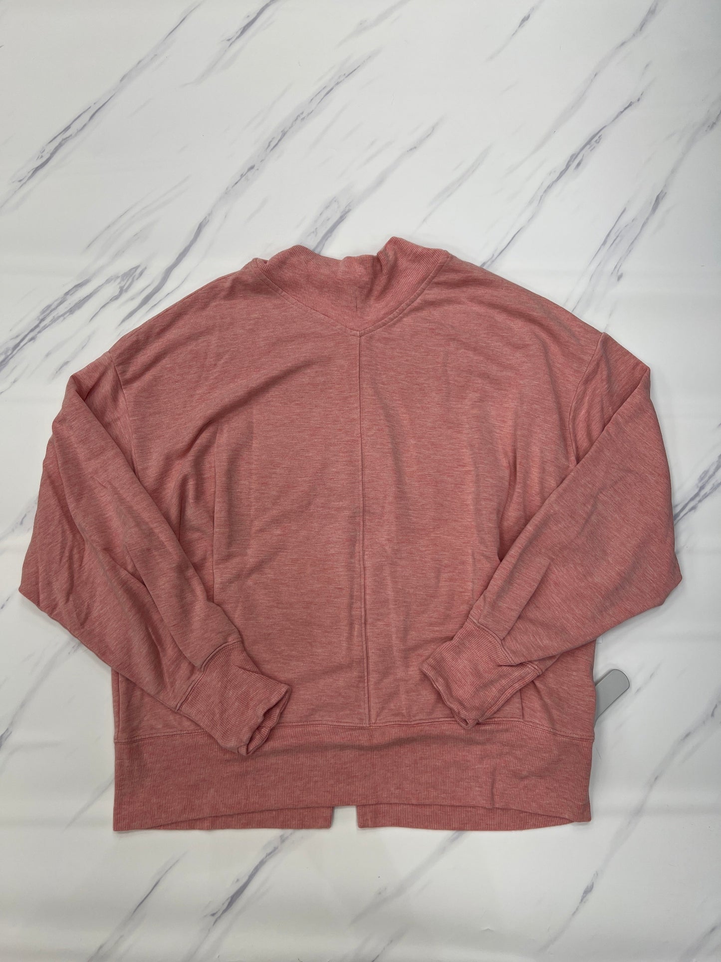 Athletic Top Long Sleeve Crewneck By Athleta In Red, Size: L