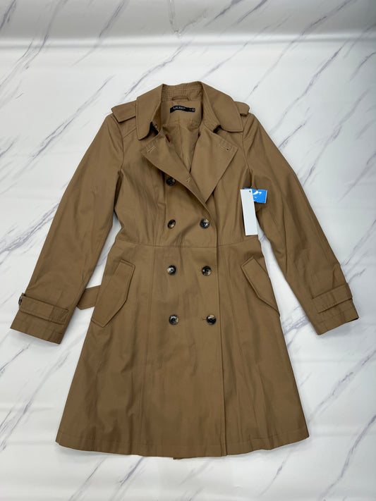 Coat Raincoat By Ralph Lauren Black Label In Tan, Size: M