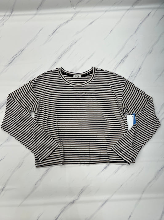 Top Long Sleeve By Z Supply In Striped Pattern, Size: Xl