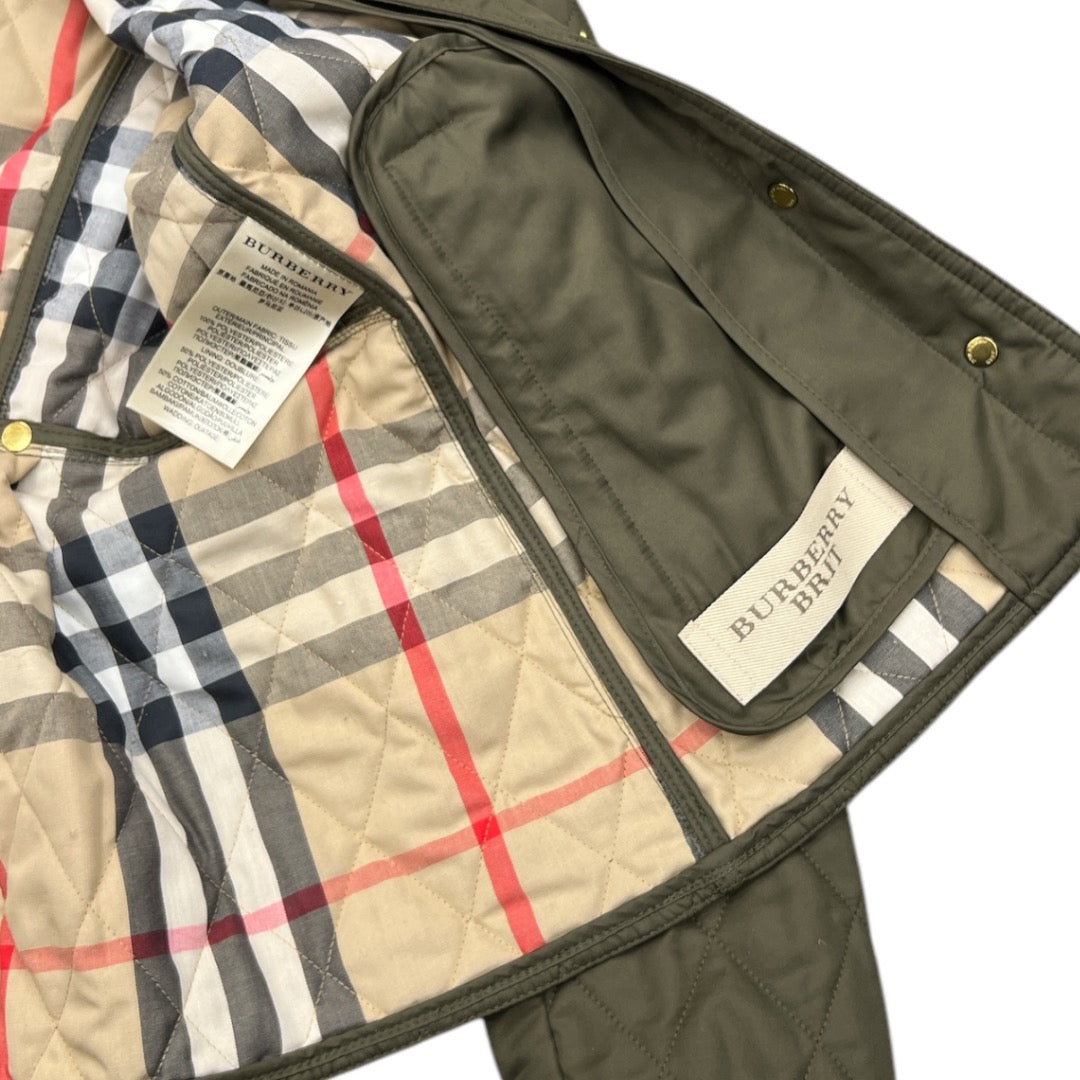 Jacket Luxury Designer By Burberry In Green, Size: S