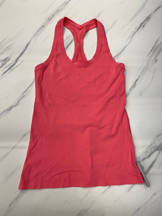 Athletic Tank Top By Lululemon In Pink, Size: 6