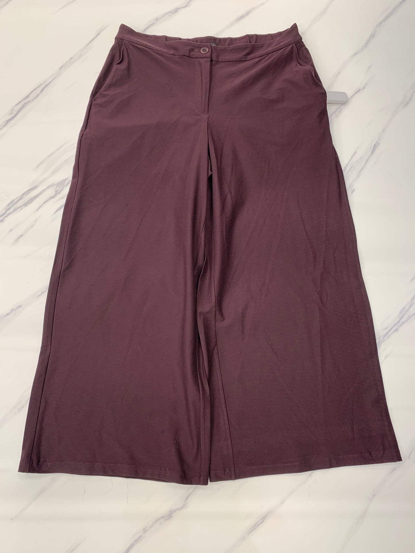 Pants Dress By Eileen Fisher In Maroon, Size: M