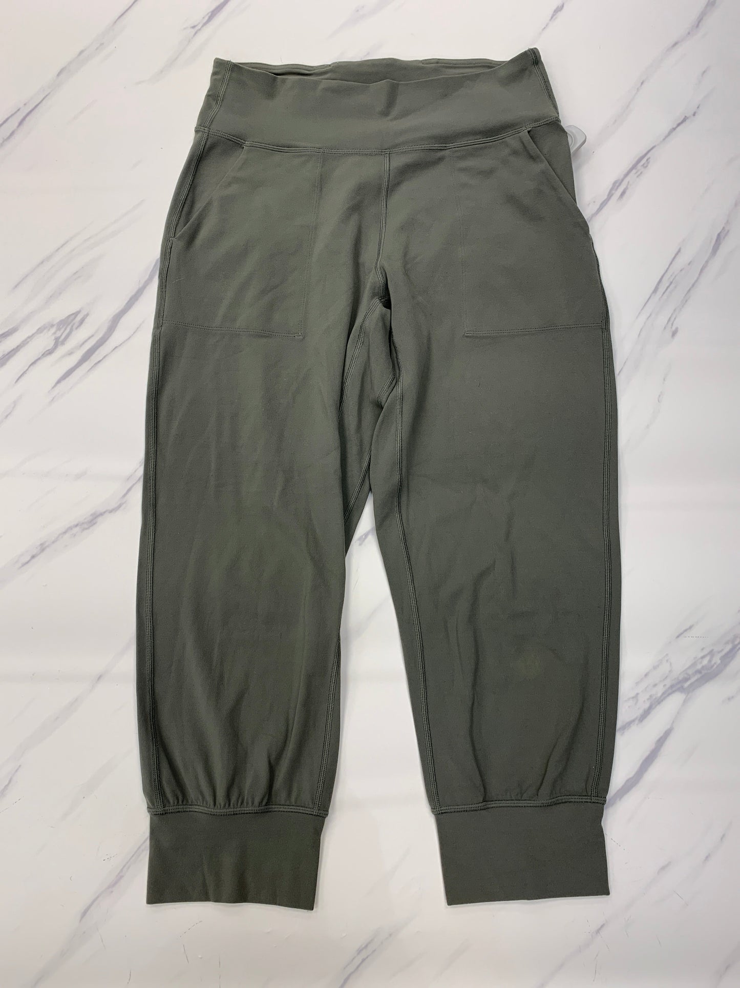 Athletic Pants By Lululemon In Green, Size: 8