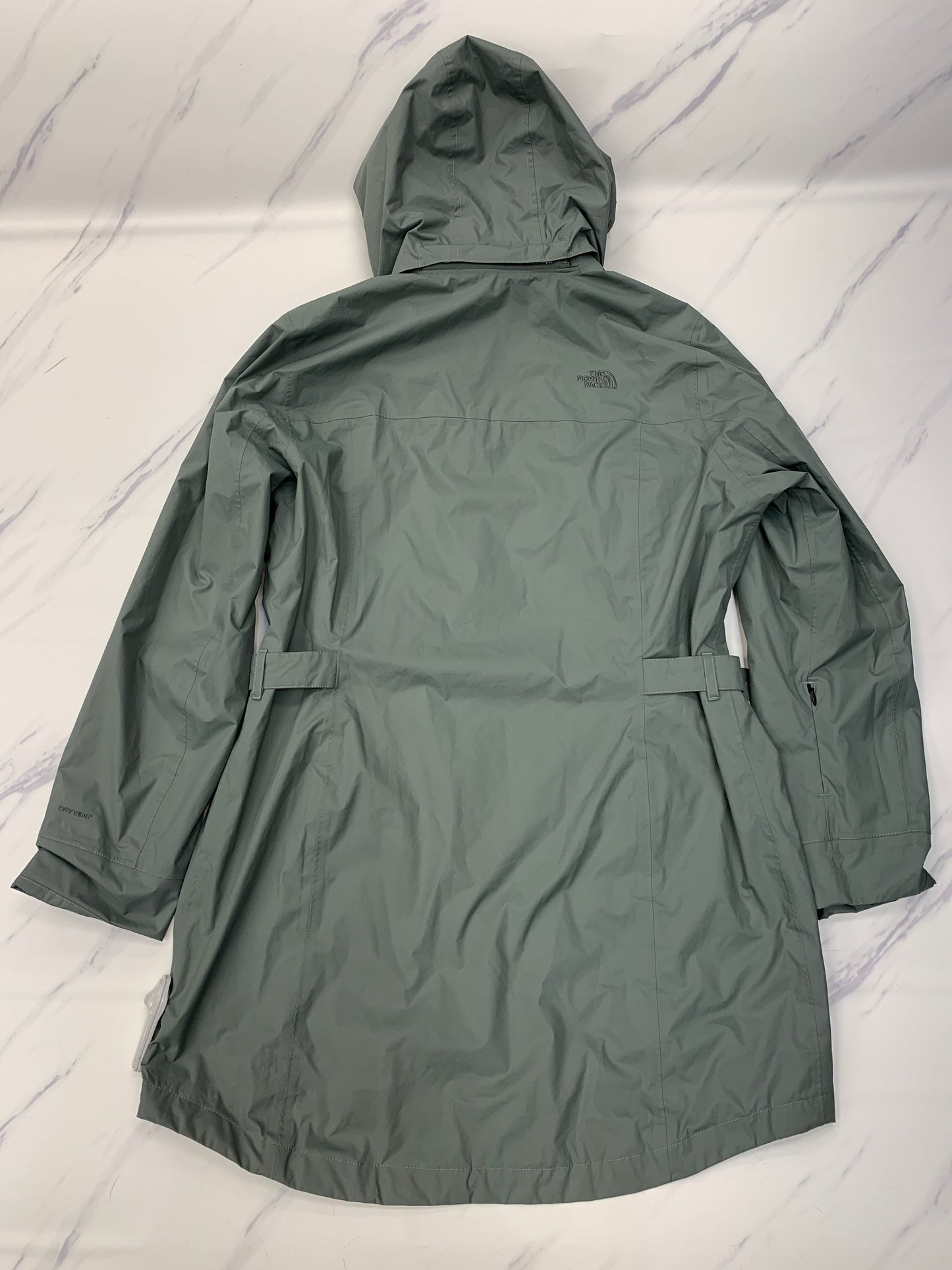 Coat Raincoat By The North Face In Green, Size: Xl