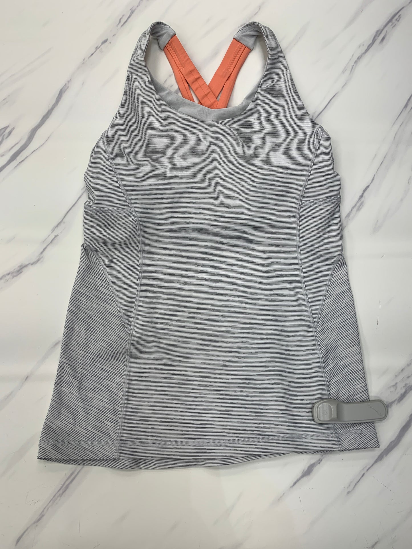 Athletic Tank Top By Lululemon In Grey, Size: 6