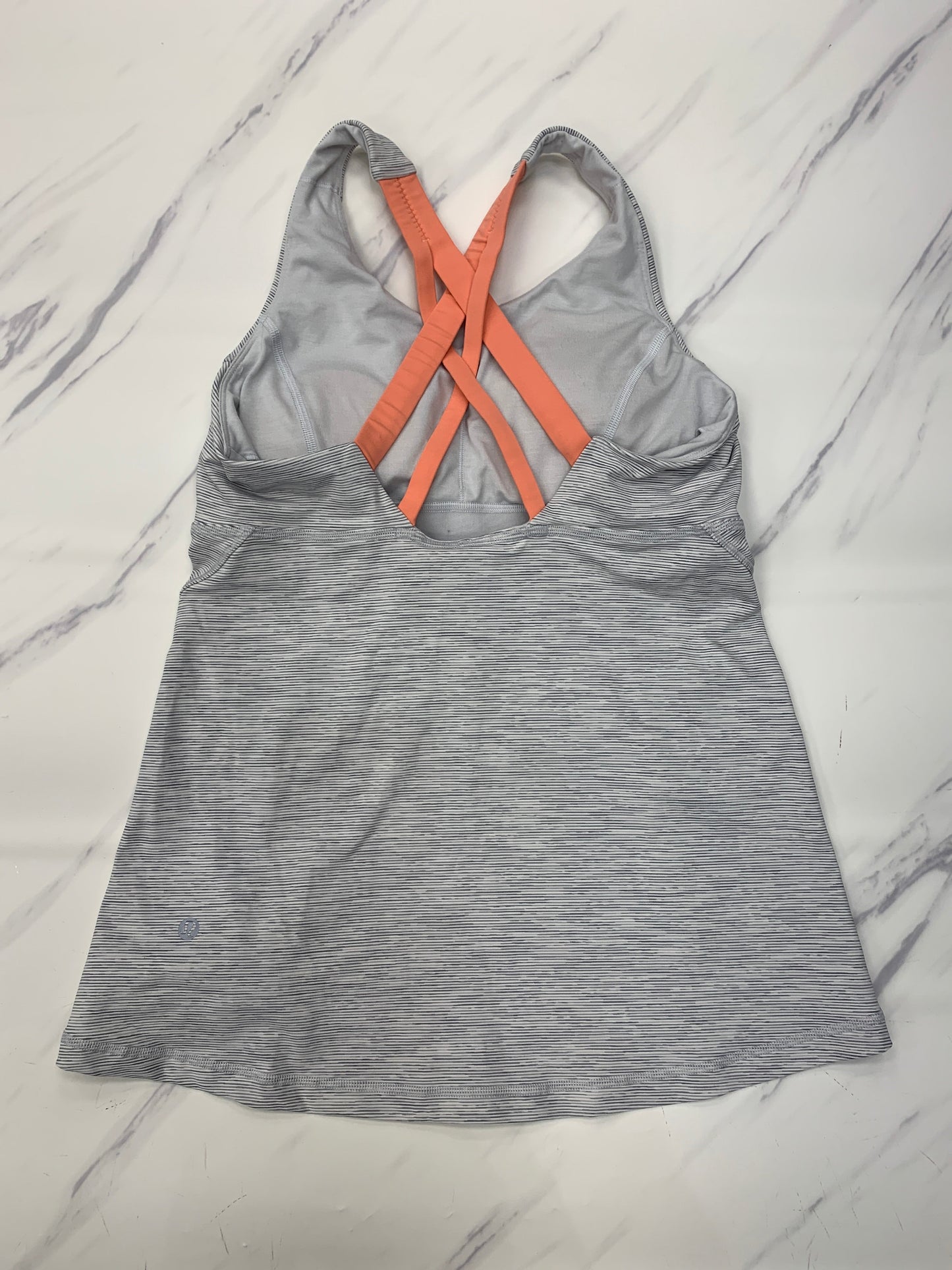 Athletic Tank Top By Lululemon In Grey, Size: 6