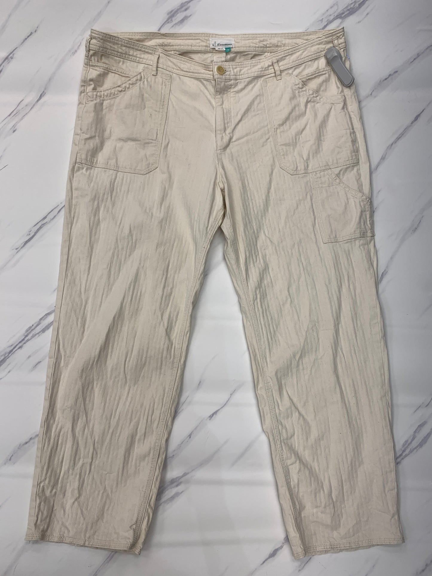 Pants Chinos & Khakis By Anthropologie In Cream, Size: 22