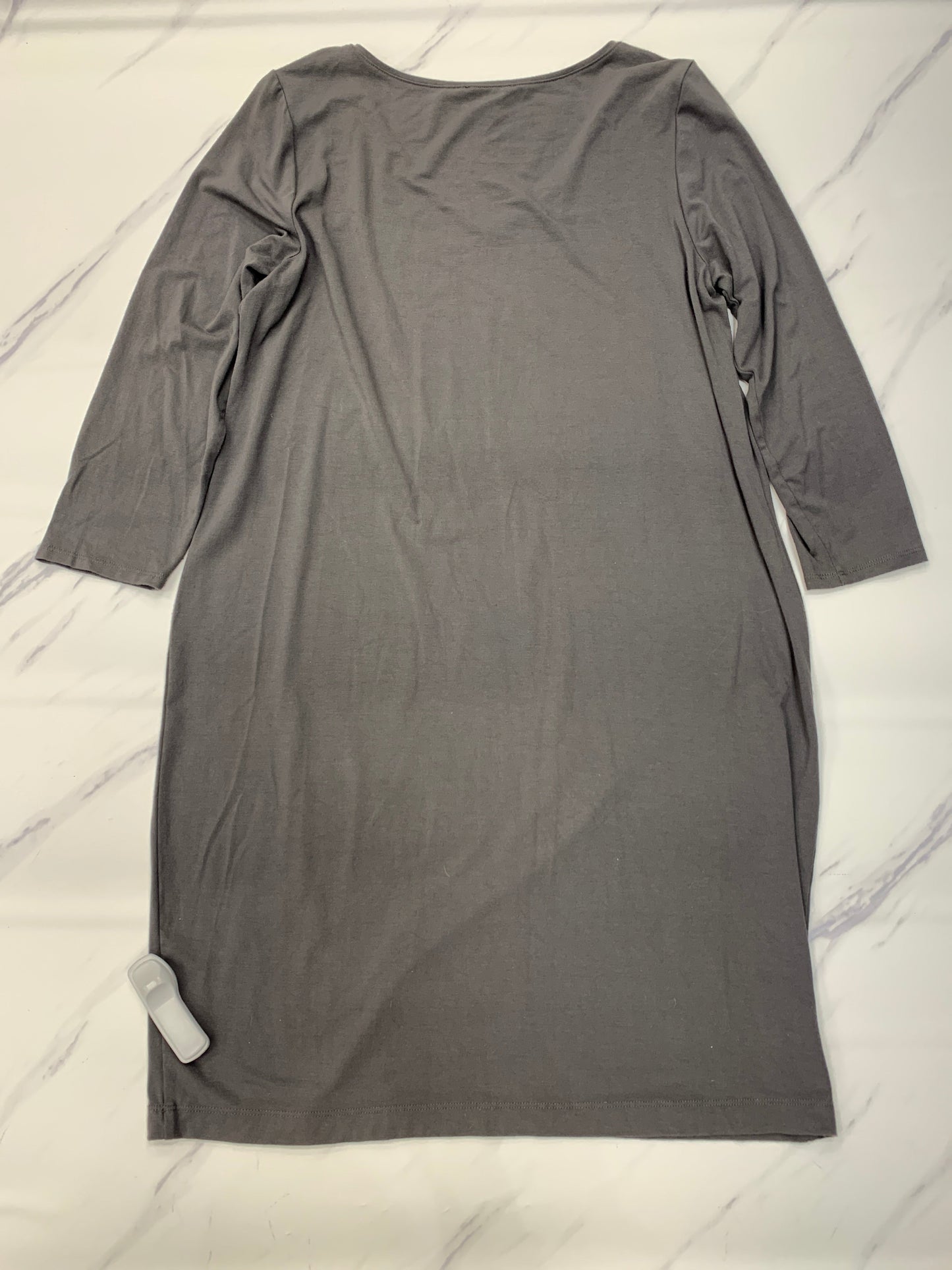 Dress Casual Short By Eileen Fisher In Grey, Size: L