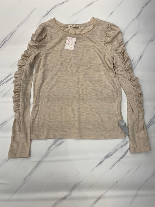 Top Long Sleeve By We The Free In Beige, Size: L