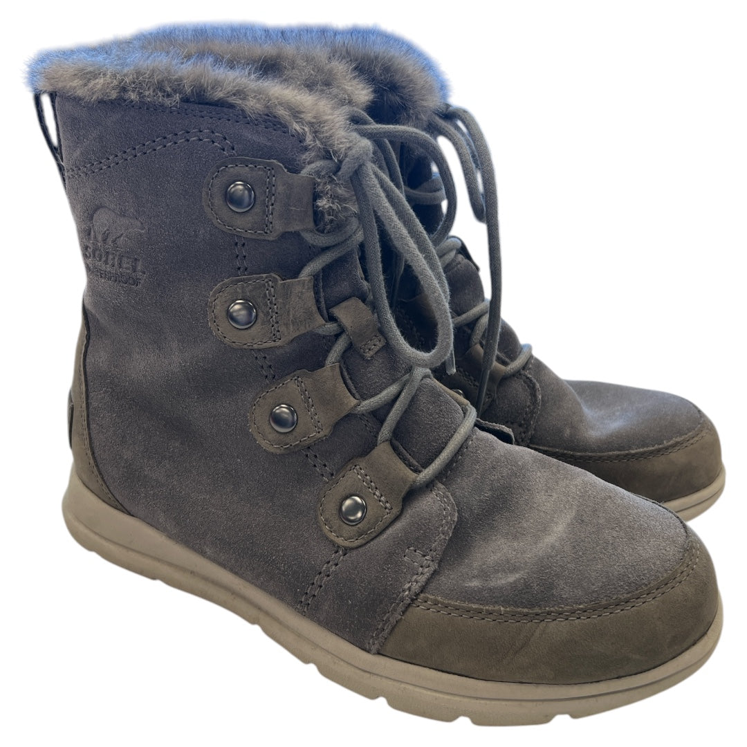 Boots Hiking By Sorel In Grey, Size: 8