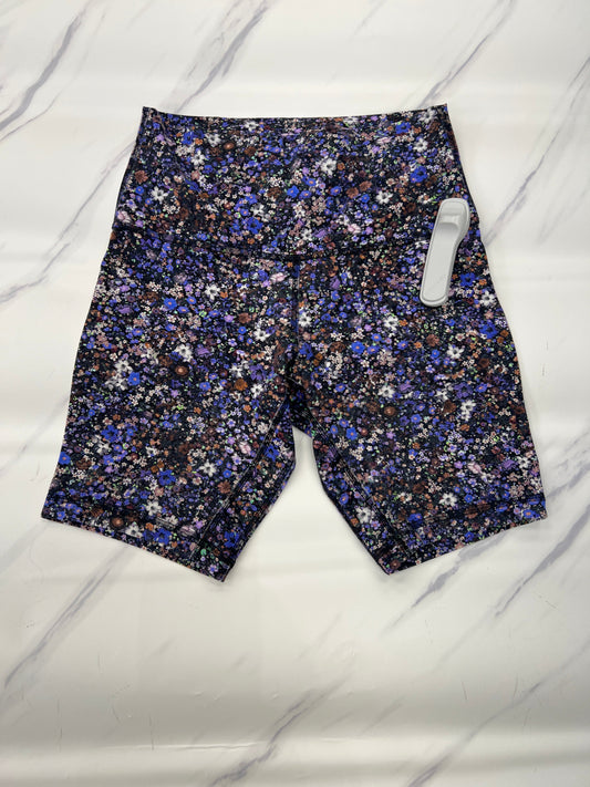 Athletic Shorts By Lululemon In Floral Print, Size: 6