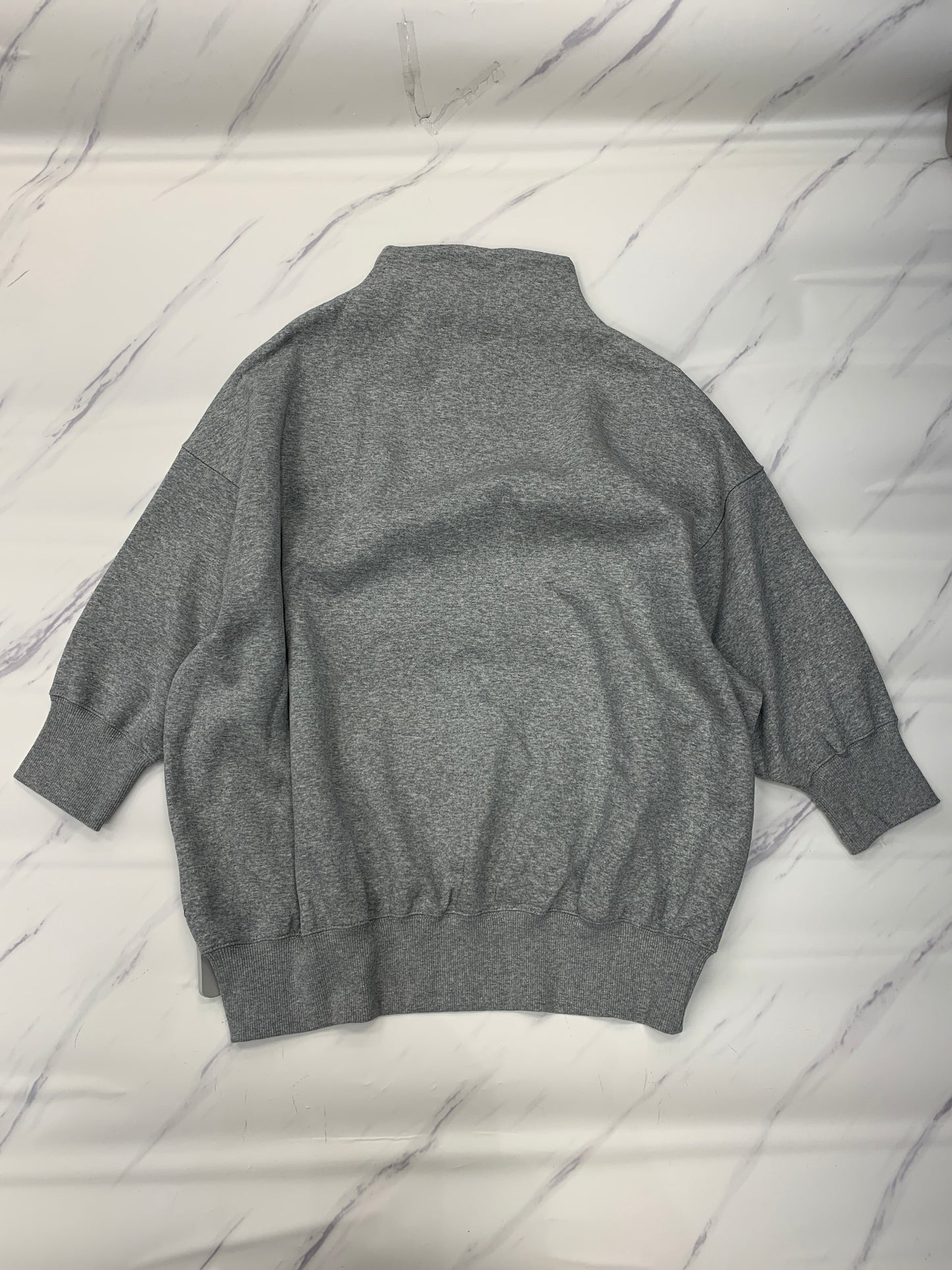 Athletic Sweatshirt Crewneck By Nike Apparel In Grey, Size: M