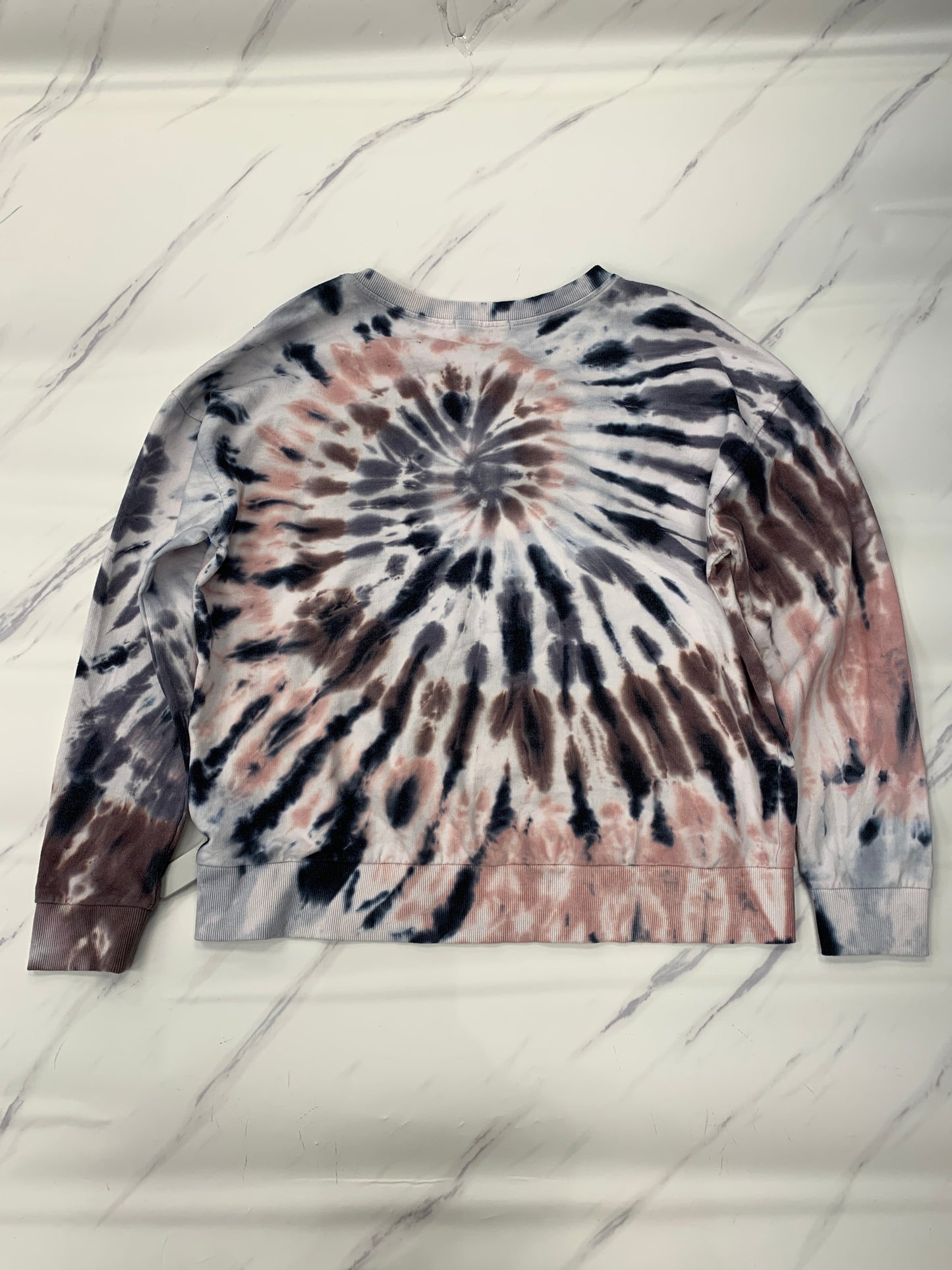 Sweatshirt Crewneck By Cmc In Tie Dye Print, Size: L