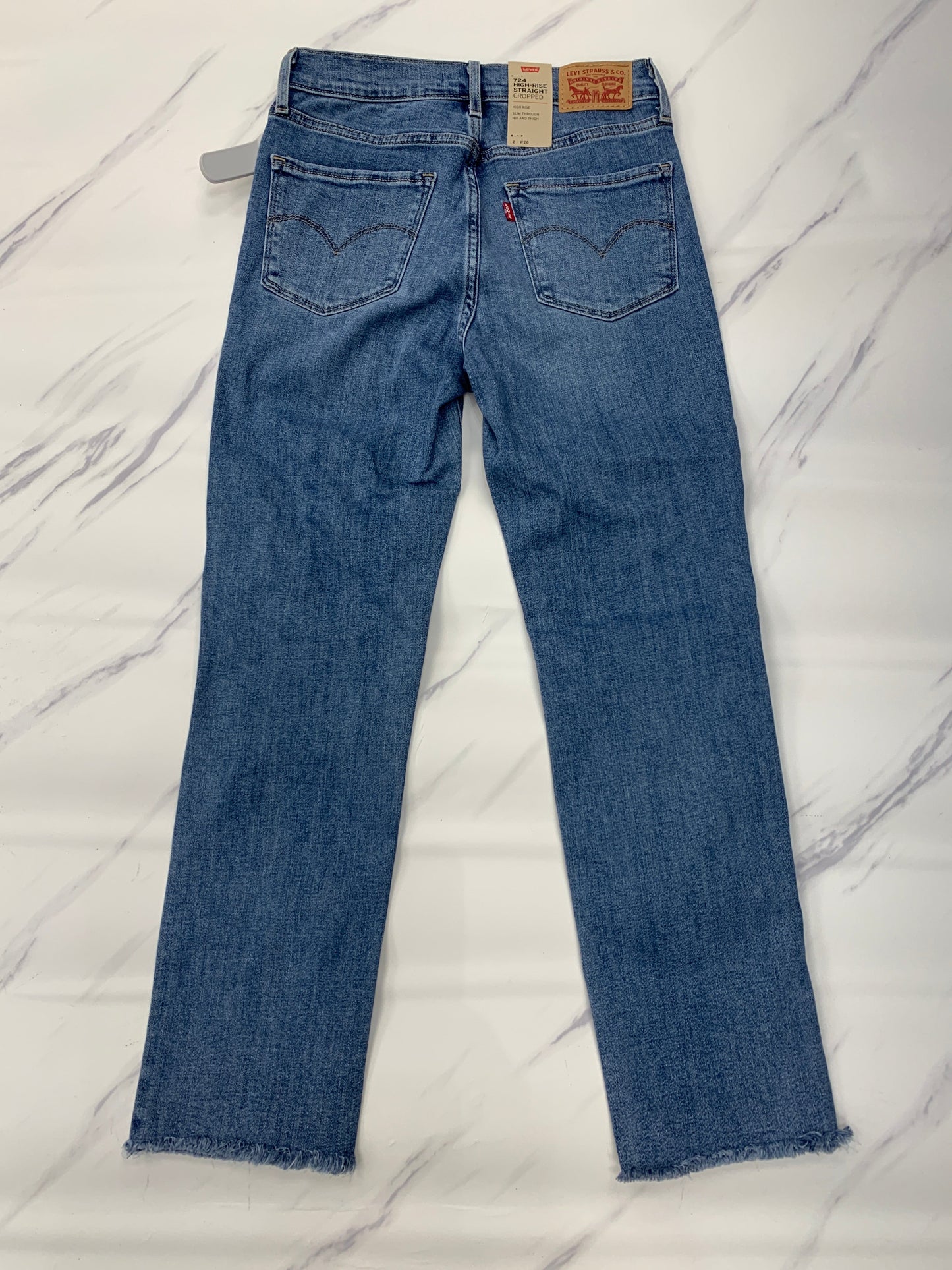 Jeans Straight By Levis In Blue, Size: 2