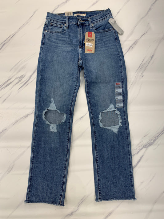 Jeans Straight By Levis In Blue, Size: 2