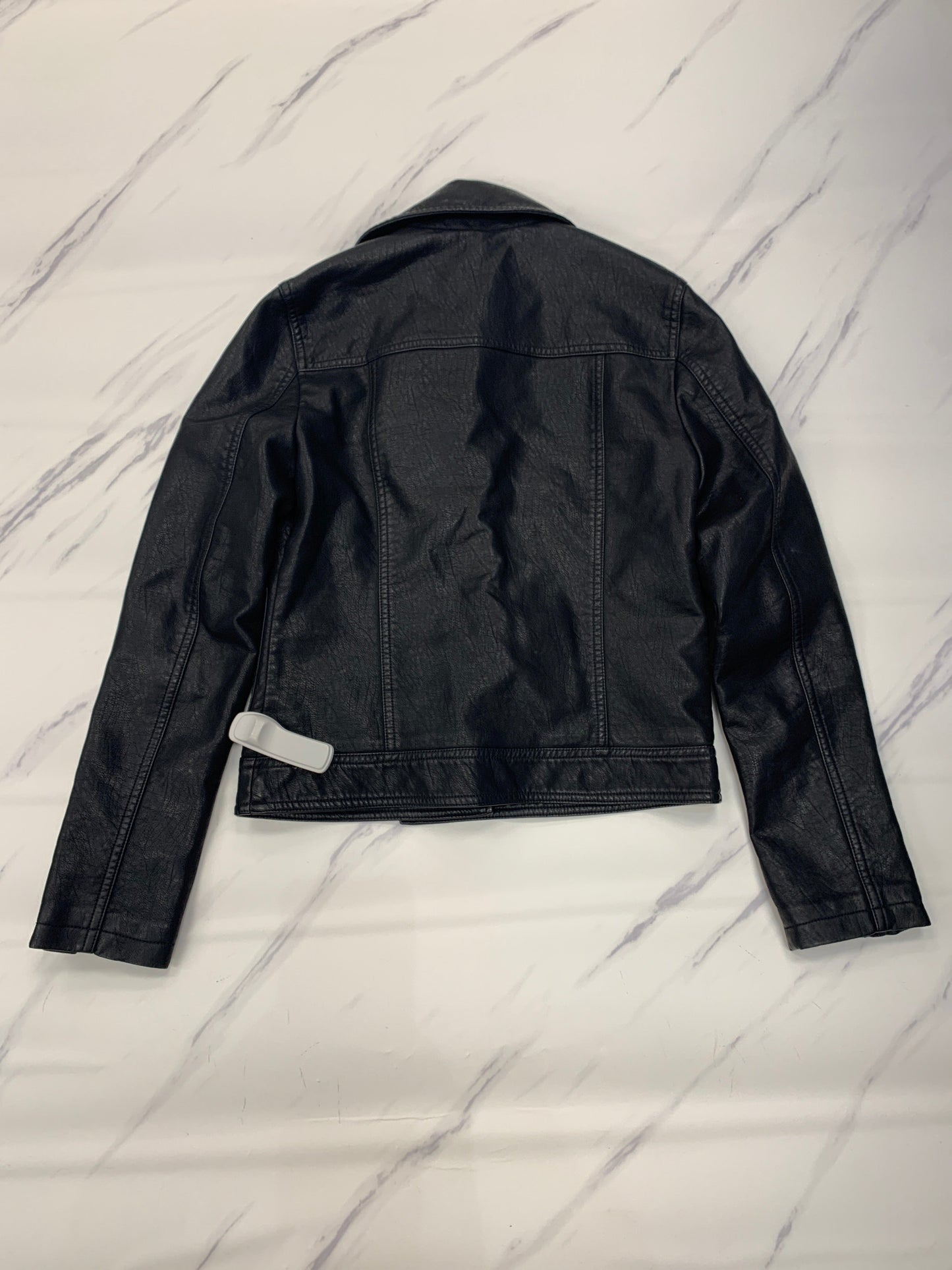 Jacket Moto By Top Shop In Black, Size: 4