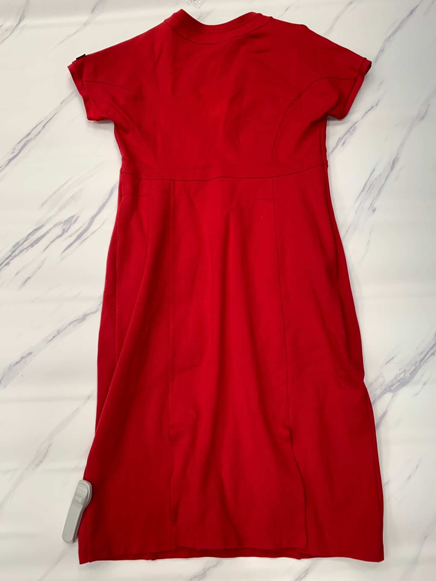 Dress Luxury Designer By Burberry In Red, Size: L