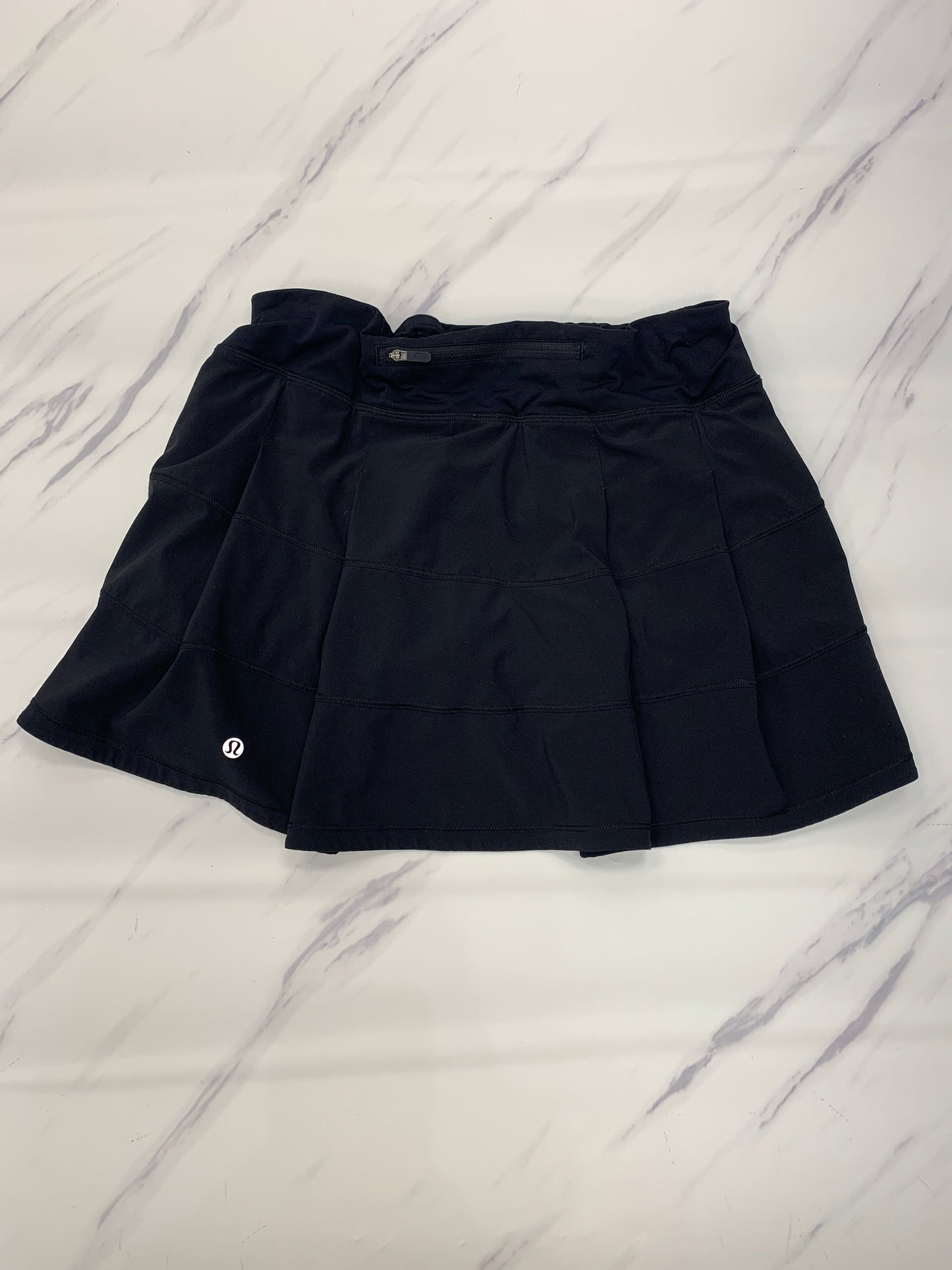 Athletic Skirt By Lululemon In Black, Size: 8