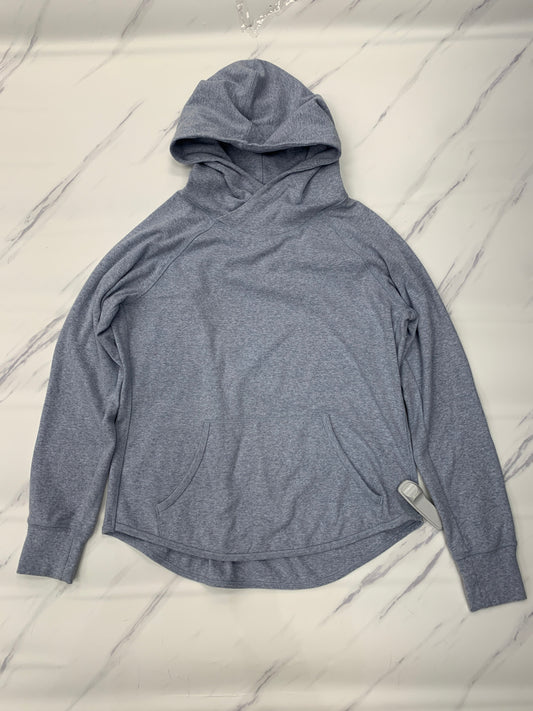 Athletic Top Long Sleeve Hoodie By Cmb In Grey, Size: S