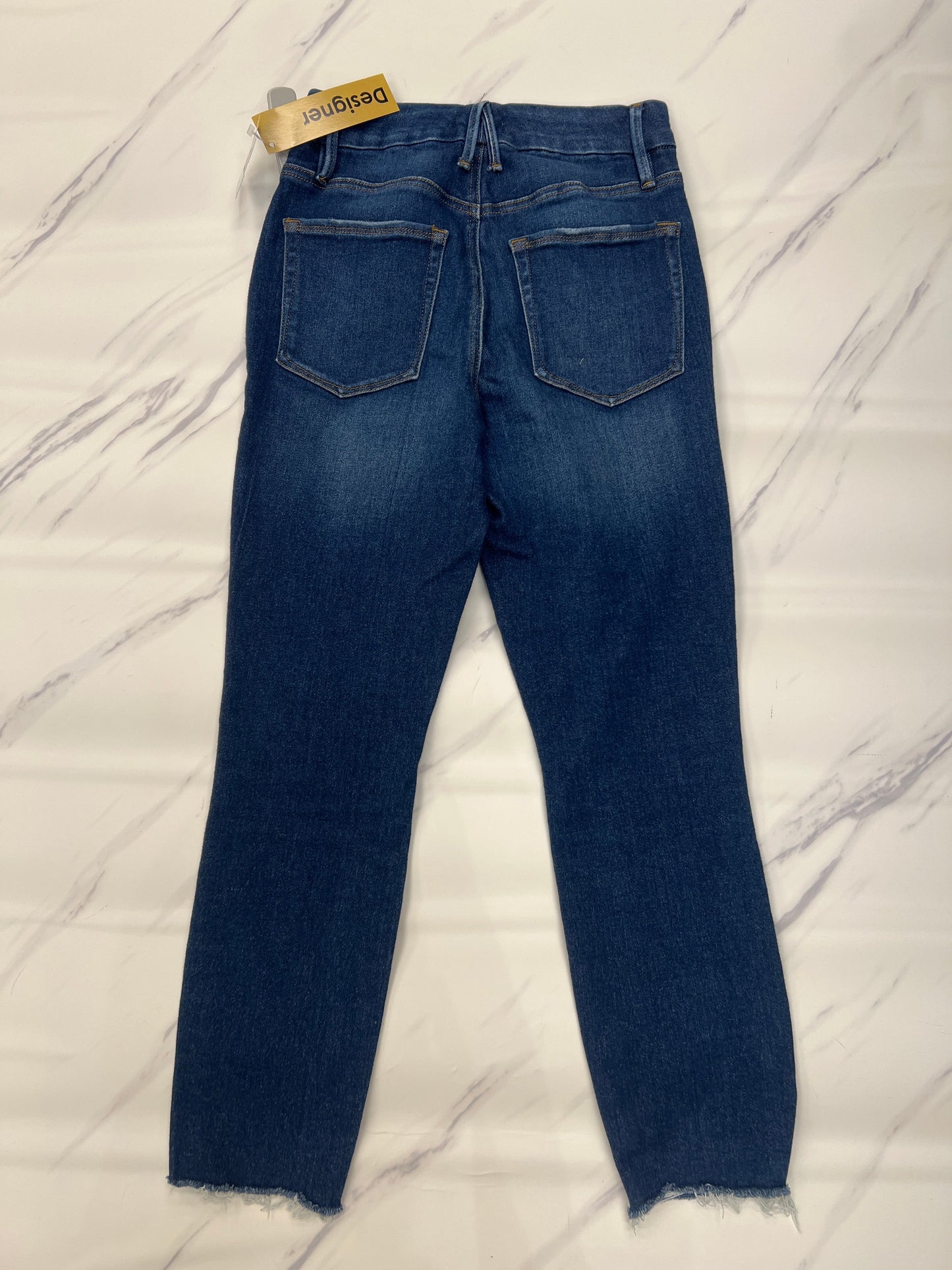 Jeans Skinny By Good American In Blue, Size: 6