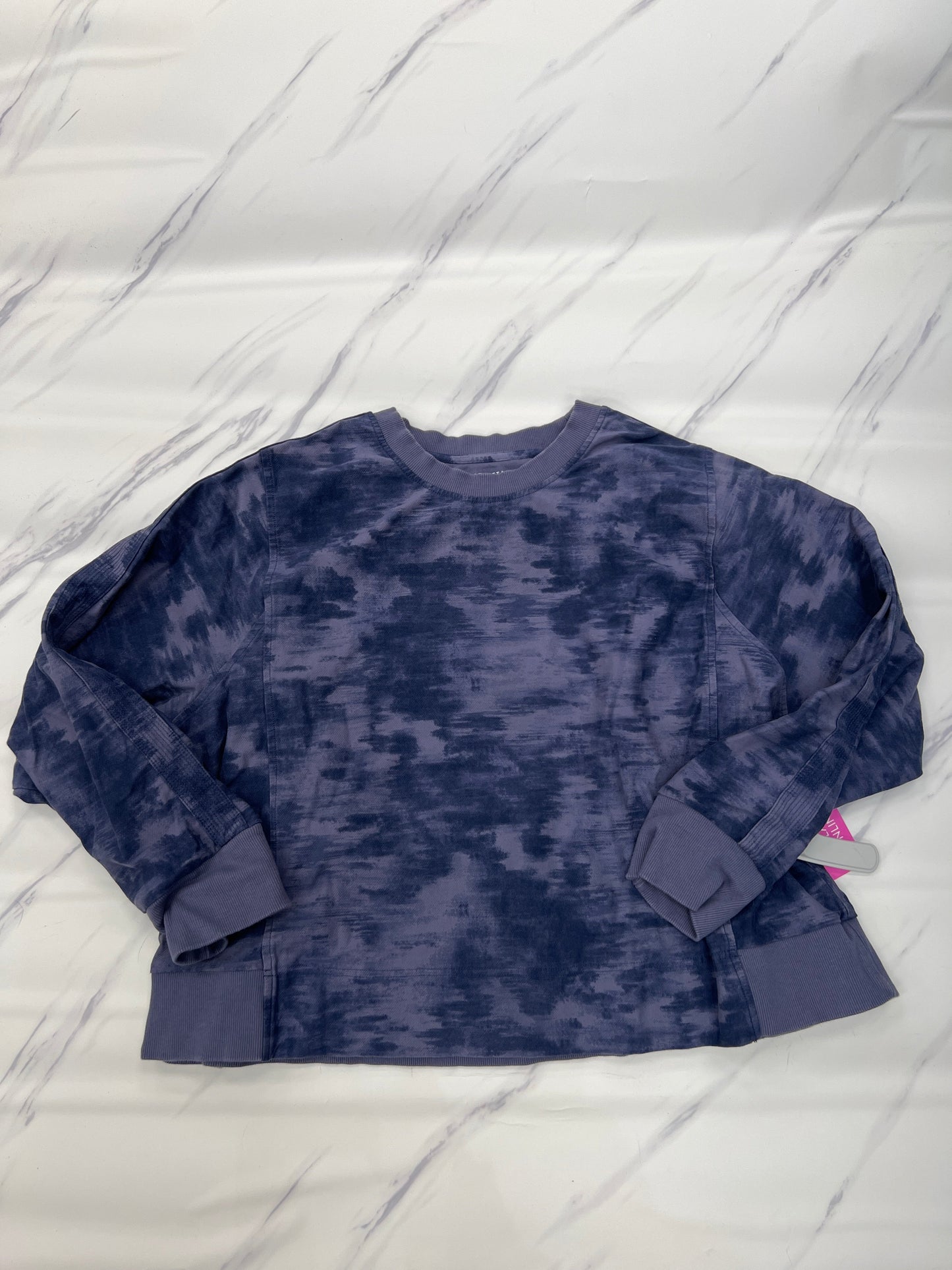 Athletic Sweatshirt Crewneck By Athleta In Blue, Size: 2x