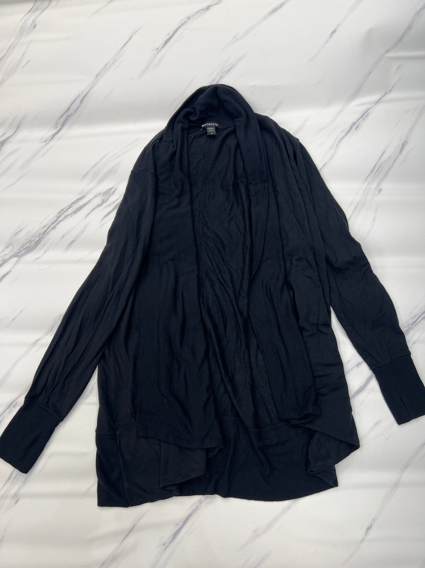 Cardigan By Athleta In Black, Size: 1x