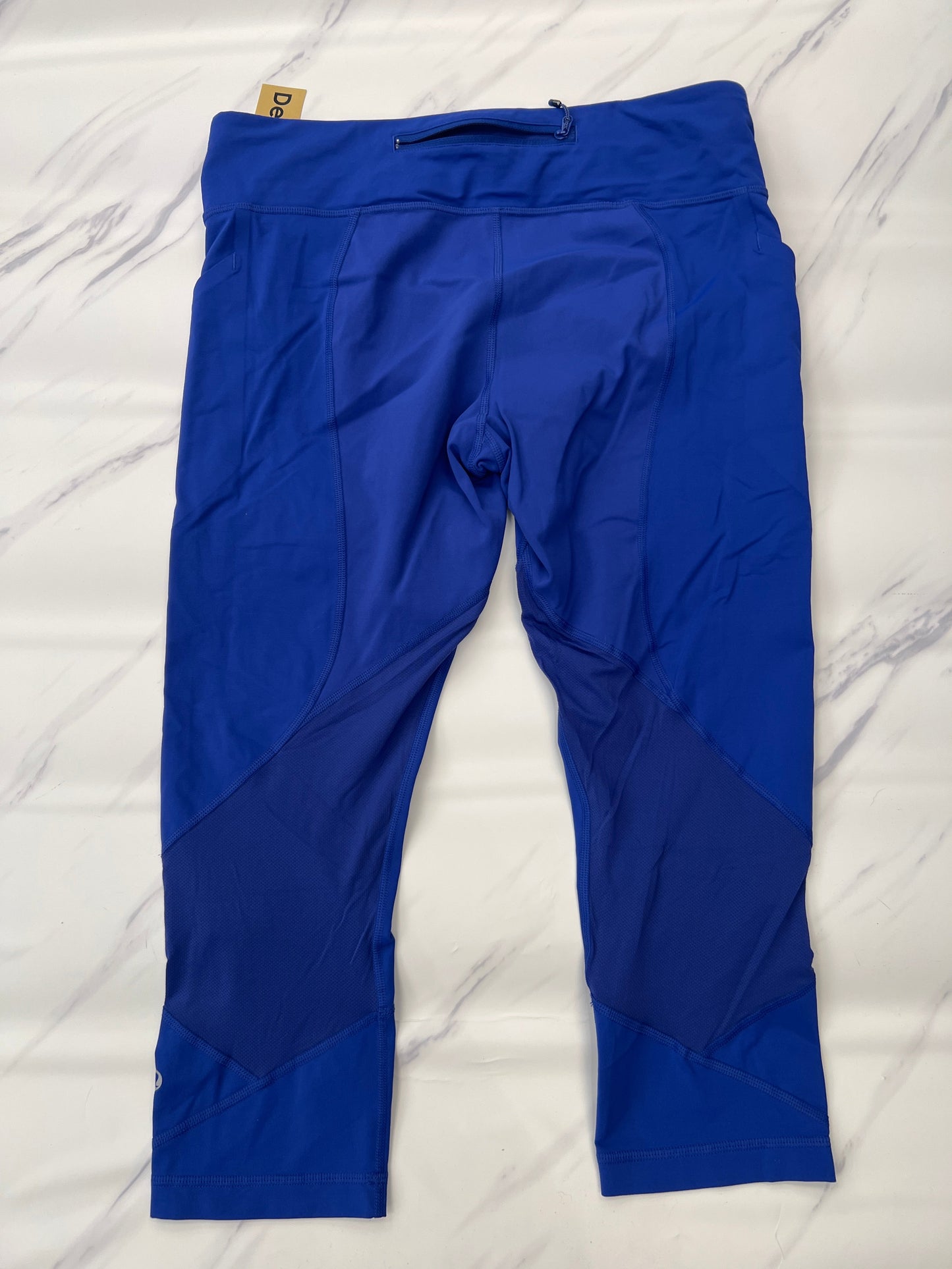 Athletic Leggings Capri By Lululemon In Blue, Size: 12