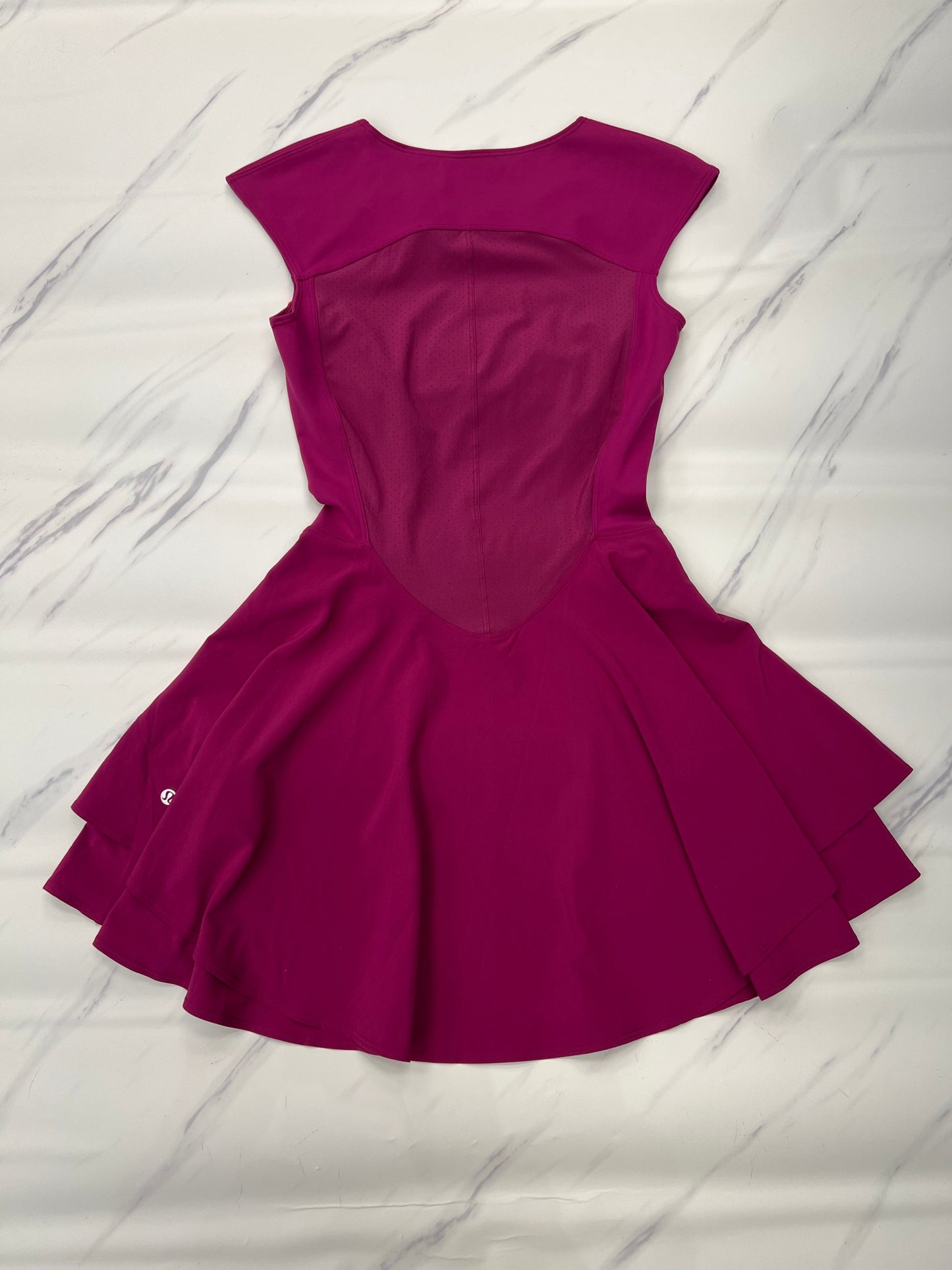 Athletic Dress By Lululemon In Maroon, Size: S