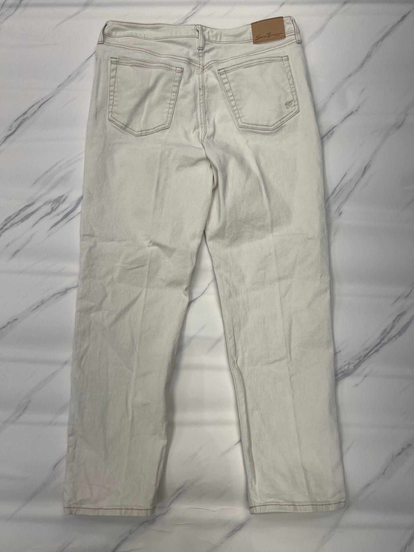 Jeans Straight By Seven 7 In White, Size: 10