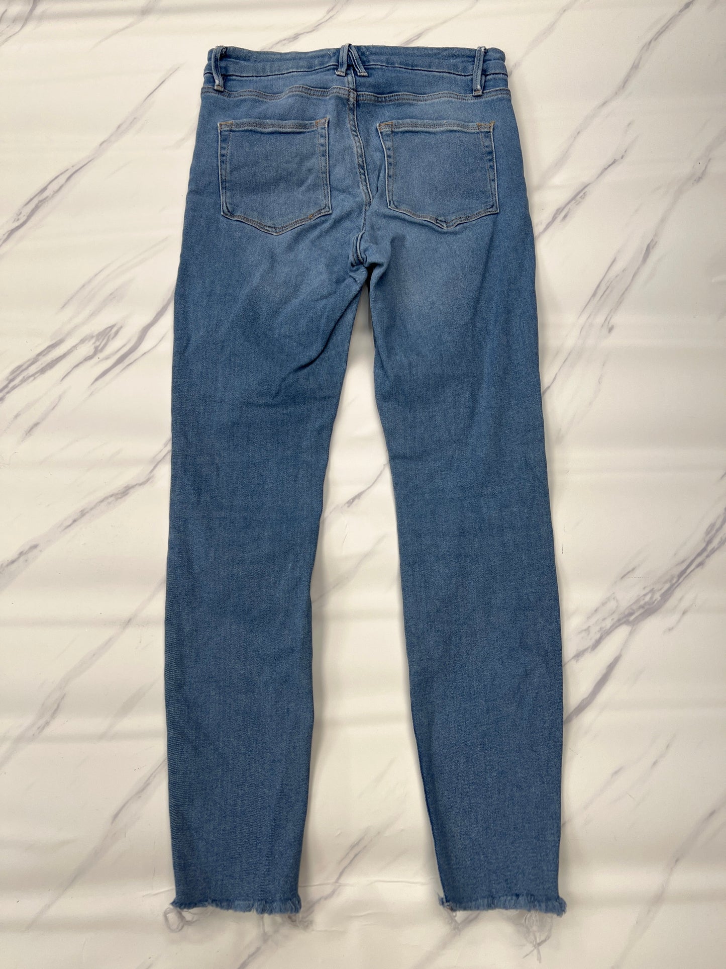 Jeans Skinny By Good American In Blue, Size: 8